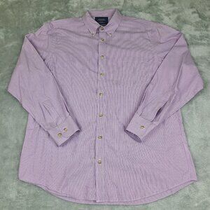 Charles Tyrwhitt Dress Shirt Mens L Slim Fit Classic Fit Button Up‎ Long Sleeve
